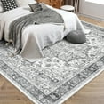 thumbnail image 7 of Geetinfly 9*12FT Area Rugs Vintage Area Rug Distressed Boho SoFT Area Rugs Rug Carpet Machine Washable Non-Slip Perfect for Living Room Bedroom Dining Room grey, 7 of 7