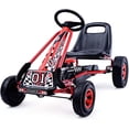 thumbnail image 1 of Go Kart Costway Racing para Niños Coche de Pedal Rojo 99 x 59 x 61 cm, 1 of 7