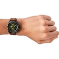 thumbnail image 6 of Fossil Men's Bronson Chronograph Luggage Eco Leather Watch, 6 of 7