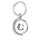 thumbnail image 1 of Carácter katakana japonés mu Rotating keychain Metal Keyring Holder, 1 of 2