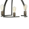 thumbnail image 4 of 3 Coinciding Metal Chandelier with 6 Feet Chain, Black, 4 of 5