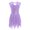 Purple, variant on CHICTRY Kids Girls Gymnastics Leotard Ballet Dancewear Sequins Mesh Lyrical Dance Dress Prom Party Costume Burgundy 6