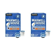 Indulge in the Perfection of Maxwell House Original Roast Keurig K Cup Coffee Pods - Savor the Richness with 24 Count Double Pack!.