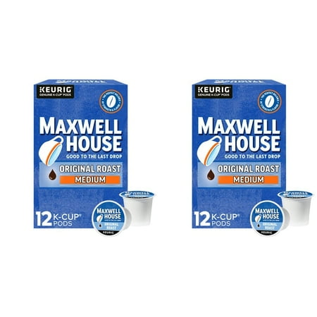 Indulge in the Perfection of Maxwell House Original Roast Keurig K Cup Coffee Pods - Savor the Richness with 24 Count Double Pack!.