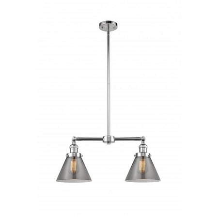 

Innovations 2-LT LED X-Large Cone 22 Chandelier - Polished Chrome - 209-PC-G43-L-LED