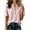 Coffee, variant on Tunic Tops for Women Loose Fit Dressy Casual Short Sleeve V&nbsp;Neck Striped Shirt Summer Going Out Henley Shirts S-2XL