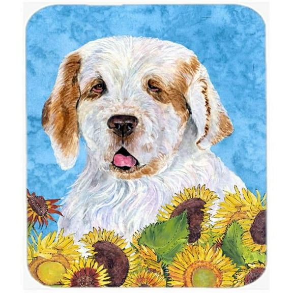 Clumber Spaniel Mouse Pad, Hot Pad or Trivet