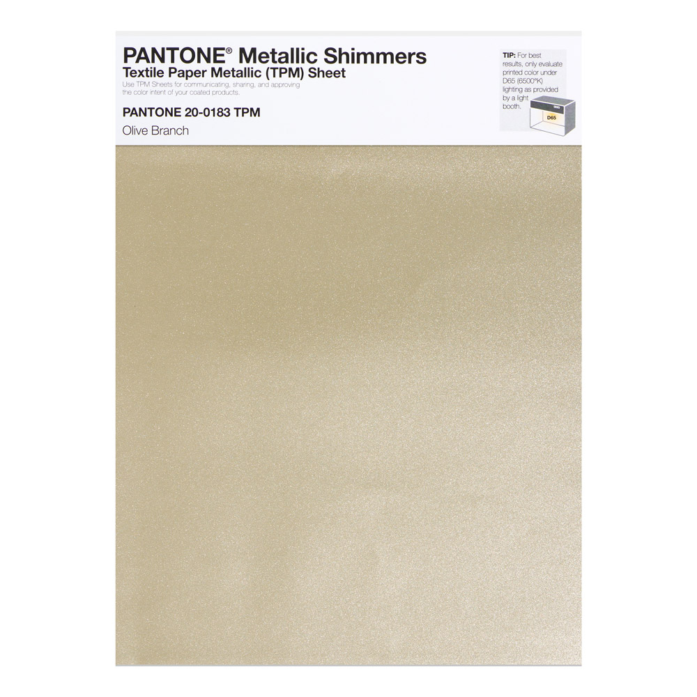 Pantone Metallic Shimmer 200183 Olive Branch