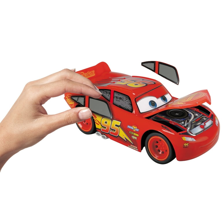 Jada Toys 1:24 Scale Disney Pixar Lightning McQueen Crash Car Radio Toy Car  
