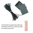 thumbnail image 3 of 17.7 Inch Mini Christmas Tree with Lightssmall Tabletop Flocked Christmas Tree with 30 Led Lights Cones and Wooden Base Xmas Decorations for Holiday Party Home, 3 of 8