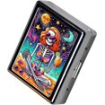 thumbnail image 3 of SHIQI-8-Compartment Pill Box Organizer Portable and Stylish Medicine Case, Versatile Storage for Medication - Ideal Travel Accessory & Unique Gift Idea (Beachside Skeleton Chill), 3 of 4