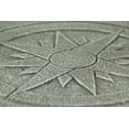 thumbnail image 3 of Nautical Compass Rose Design Natural Gray Finish Round Cement Stepping Stone / Wall Hanging 10.25 Inch, 3 of 4