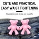 thumbnail image 2 of Cute Bear No-Sew Waist Button, Jean Buttons Pins For Loose Jeans Waist Button, No Sewing Required, Waist Tighten Metal Waist Button Pin For Jeans, 2 of 3
