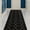 Black, variant on Custom Size Runner Rug Hexagon Trellis Design Brown Color 26 or 31 inch Wide Pick Your Length Non-Slip Rubber Backing Stair Runner