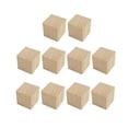 thumbnail image 4 of Bunblic Unfinished Wooden Blocks Wooden Cubes Arts Crafts Kids Learning Square Blocks Stacking Blocks for Making Numbers DIY Projects 7cmx7cmx7cm, 4 of 8