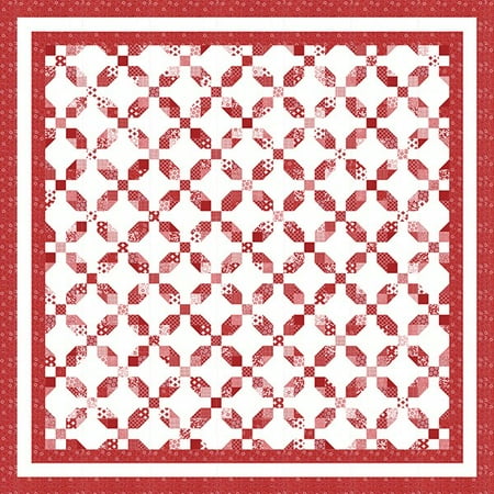 Moda Quilt Patterns - Clearance Sale~Quilt Pattern, Mama's Garden for Moda's Project Red Collection
