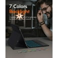 thumbnail image 4 of Funda con teclado CHESONA para iPad 9ª generación de 10,2 pulgadas con panel táctil, 4 of 7