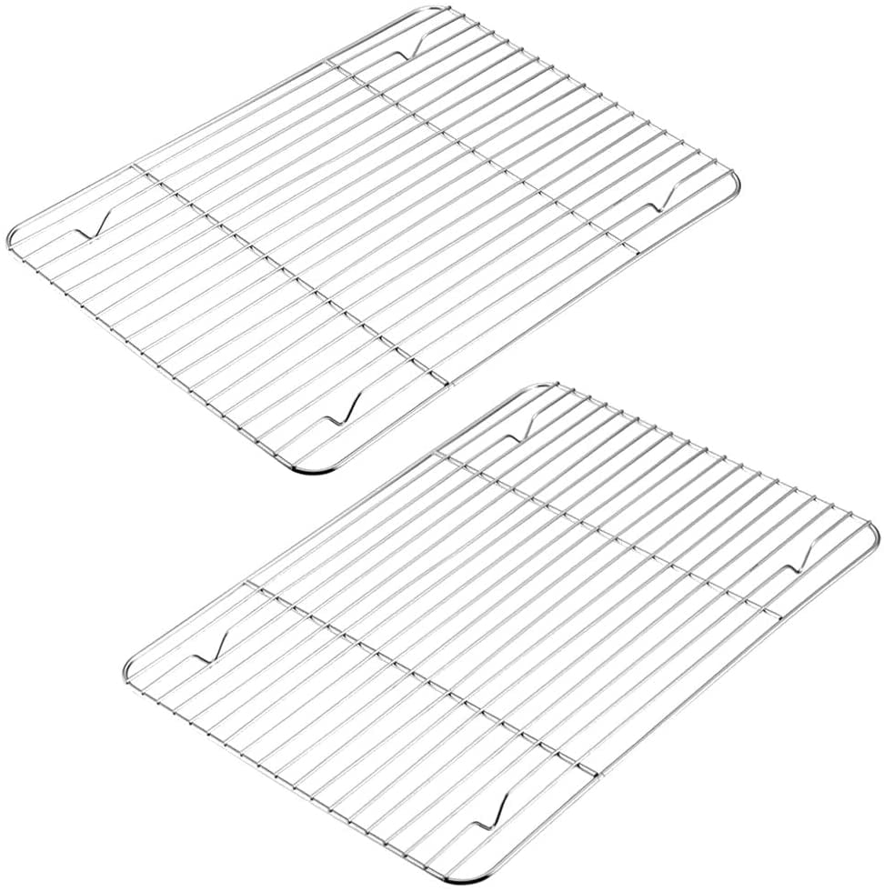 Cribun Baking Sheet Set (2 Sheets), 2 Cookie Sheets for Baking Use