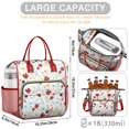 thumbnail image 5 of Pioneer Flower Floral Print Pattern Womens Lunch Box for Work,Insulated Large Lunch Bag for Tween and Teen,Loncheras Para Mujer,Leakproof Adult Lunch Bag for Work,Beach,Travel,Picnic,Camping, 5 of 7