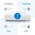 thumbnail image 2 of Open Box hOmeLabs Split Type Inverter Air Conditioner with Heat Function 12,000 BTU 230V, 2 of 5