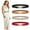 A-Black+Brown+Beige+Red, variant on WHIPPY Women Elastic Skinny Belts with Gold Buckle Stretch Ladies Belts for Dresses