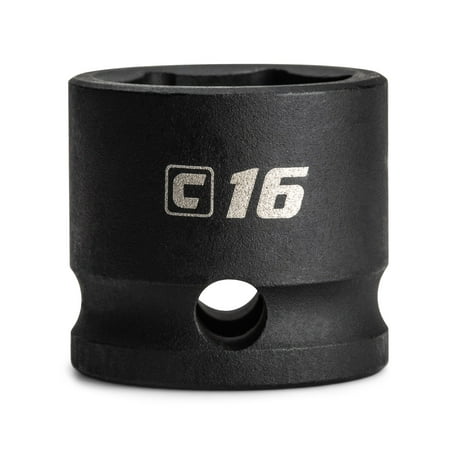 UPC: 0886352534369 | Capri Tools 16 mm Stubby Impact Socket  3/8 in. Drive  6 Point  Metric