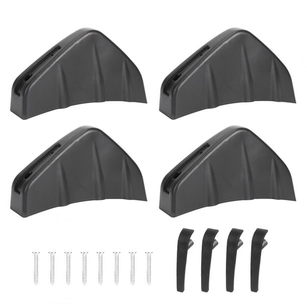 4 piezas de difusor de parachoques trasero para coche, alerón, accesorio universal para coche