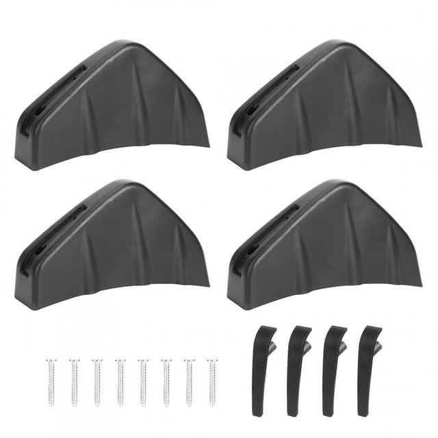 4 piezas de difusor de parachoques trasero para coche, alerón, accesorio universal para coche