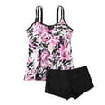 thumbnail image 4 of Xdegoge Womens Tankini Bathing Suits Plus Size Tummy Control Two Piece Swimsuit High Waisted Bathing Suit Full Coverage Modest Swimsuits with Shorts Floral Print Maternity Swimsuits of The Week, 4 of 6