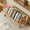 thumbnail image 6 of Wooden Tabletop Bookshelf, Desktop Storage Rack, Desk Bookshelf Organizer, Stable Bookshelves Storage Rack with Non-Slip Designs, Book Storage Rack for Office Bedroom Home, 6 of 6