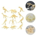 thumbnail image 3 of OUSITAID 12pcs Lifelike Dinosaurs Skeleton Models  Dinosaurs Ornaments (Random Style), 3 of 6
