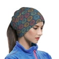 thumbnail image 6 of Neck Gaiter Face Cover Scarf, Vintage colorful Pattern Soft Face Sun Mask Cover Scarf Headband Cooling Sweat Absorbing Bandanas Hiking Cycling Running, 6 of 7