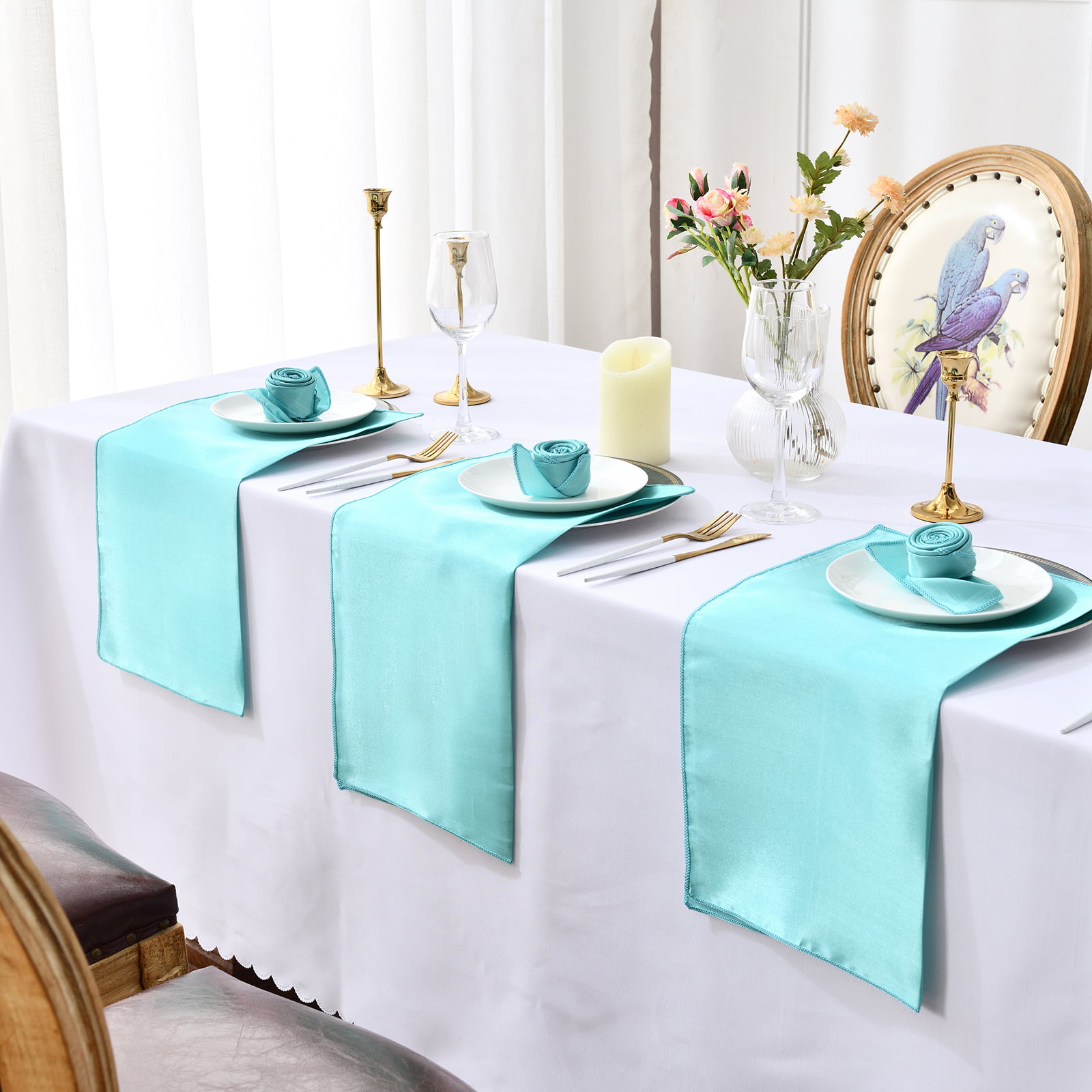 Details about   100 Cotton 20x20" Wedding NAPKINS Party Table Linens Catering Decorations SALE 
