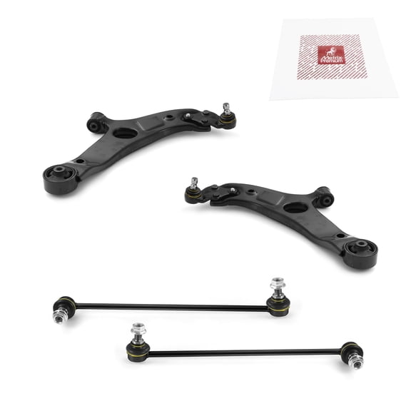 Metrix Premium Chassis Parts - 4 PC Front Lower Control Arm & Front Sway Bar Stabilizer End Link Kit Fits 11-12 Hyundai Sonata, 11-12 Kia Optima, RK621592, RK622363, K750611, K750610