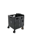 thumbnail image 4 of Jiallo SW2220BK Jiallo Foldable Utility Crate with 360 Spinner Wheels & Telescopic Handle (Black Color), 4 of 5
