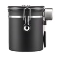 thumbnail image 1 of Soporte sellado para granos de café Jarra de almacenamiento de alimentos de acero inoxidable Irfora Negro/1.5L, 1 of 7