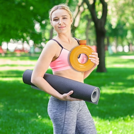 

Pitchers Kitchen Essentials for New Home Q-Shaped Kettle Sports Kettle Q-Shaped Outdoor Sports Tumble Resistant Kettle Camping Hiking Portable Kettle 1500Ml