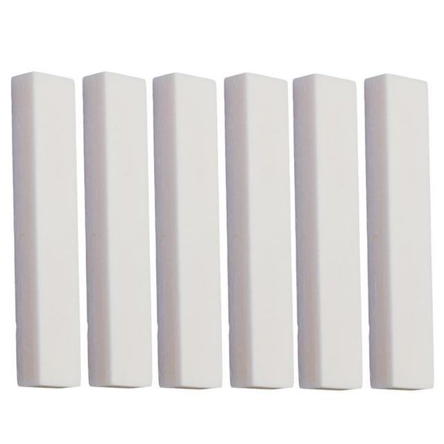 Xuanheng 6 Pieces Classical Guitar White Bone Bridge Nut Guitar Instruments Accessory