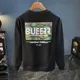 thumbnail image 3 of Sudadera con cuello redondo para hombre, novedad de otoño, cuello redondo, ropa holgada barata, ofertas, sudadera emo de lujo, sin marca, 3 of 4