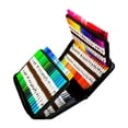 thumbnail image 2 of KLKCMS Ensemble de 120 Couleurs de Stylos Aquarelle, Marqueurs de Couleur Colorés à Pointes Imperméables, 2 of 9