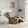 thumbnail image 4 of Danolapsi Electric Power Recliner Chair with Heat and Massage, Cup Holders, Extra Wide 27" Reclining Chair for Living Room & Nursery, 4 of 6