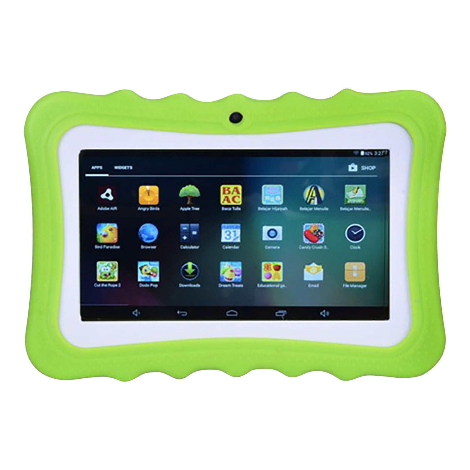 7 Inch Android Tablet PC with Quad Core Processor, 1GB RAM 16GB Storage, Wi-Fi Bluetooth, Camera, 1024x600 Screen, Includes Charger and Earphones
