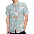 thumbnail image 4 of High Quality Hawaiian Shirts for Men Short Sleeve Aloha Beach Shirt Floral Summer Casual Button Down Shirts Blouses OKF6PW, 4 of 7
