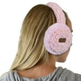 thumbnail image 4 of C.C Soft Winter Warm Adjustable Headband Ear Warmer Earmuffs, Sherpa New Rose, 4 of 4