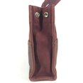 thumbnail image 4 of Pre-Owned HERMES Half Leather Foule Tote PM Bag, Canvas Handbag, Men's/Women's, Wine... (Fair), 4 of 15