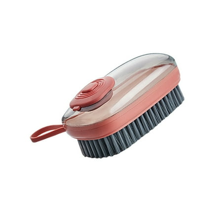 

Rainbow Automatic Liquid Filling Cleaning Brush Shoes Brush Plastic Dispensing red