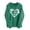 02-Green, variant on Diufon St Patricks Day Sweatshirt Women Long Sleeve Shamrock Printed Hooded Pullover Sweatshirts with Pockets