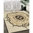 thumbnail image 2 of Ahgly Company Indoor Square Patterned Vanilla Gold Area Rugs, 8' Square, 2 of 6