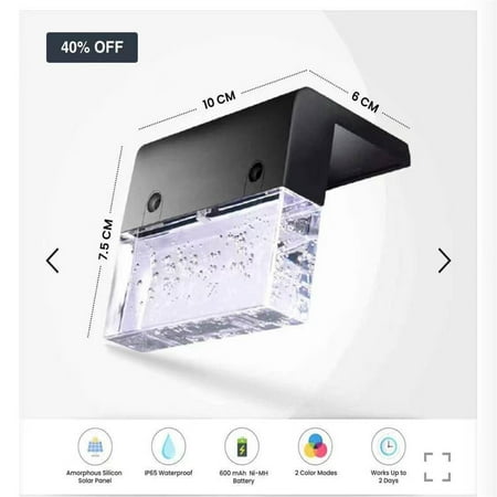 

Dadatutu Intelligent Light Control Solar Step Fence Lights LED Super Bright Waterproof Solar Deck Lights for Outside Stair Pool Backyard Decor Courtyard