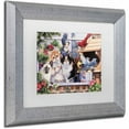 thumbnail image 2 of Trademark Fine Art 'Springtime Wonders' Canvas Art by Jenny Newland, White Matte, Silver Frame, 2 of 4